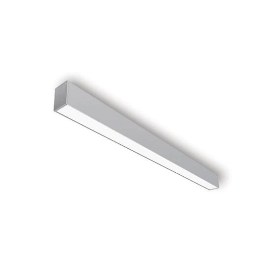 LED ЛИНЕЕН ОСВЕТИТЕЛ ЗА ВЪНШЕН МОНТАЖ PROFILED SL1 53x83x590mm 20W 6500K (СТУДЕНА СВЕТЛИНА) 2200Lm СИВ ЦВЯТ 2424800 VITO