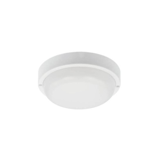 LED ВЪНШЕН ТЕХНИЧЕСКИ ОСВЕТИТЕЛ LUZ-BR 12W 840Lm 4000K (НЕУТРАЛНА СВЕТЛИНА) IP65 Φ170x50mm БЯЛ ЦВЯТ 3401000 VITO