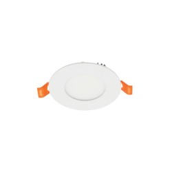 LED КРЪГЪЛ ТЪНЪК ПАНЕЛ ЗА ВГРАЖДАНЕ LENA-RX Φ120x20mm 6W 570Lm 4000K (НЕУТРАЛНА СВЕТЛИНА) БЯЛ ЦВЯТ 2023920 VITO, МОНТАЖЕН ОТВОР