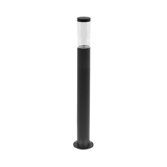 ГРАДИНСКО КОЛЧЕ С PIR СЕНЗОР RIGA-B90 1xGU10 IP44 Φ98xΦ60x900mm ЧЕРЕН ЦВЯТ 3241430 VITO