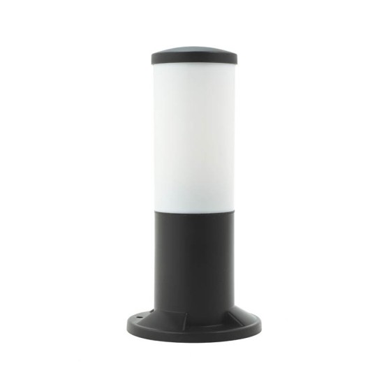 LED ГРАДНИСКО ОСВЕТИТЕЛНО ТЯЛО TRIESTE-30 1xE27 IP44 Φ95x160x300mm ЧЕРЕН ЦВЯТ 3241720 VITO